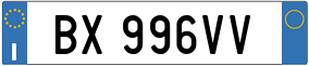 Truck License Plate
